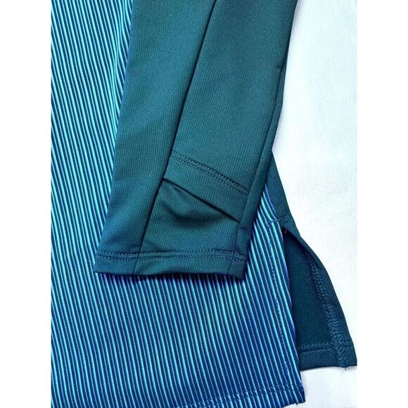 Nike Pro Elite Half Zip Track Pullover Top Blue Green CW2705-375 Large NEW RARE - Picture 3 of 8